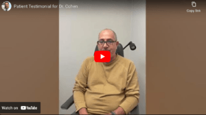 Testimonial for Dr Cohen